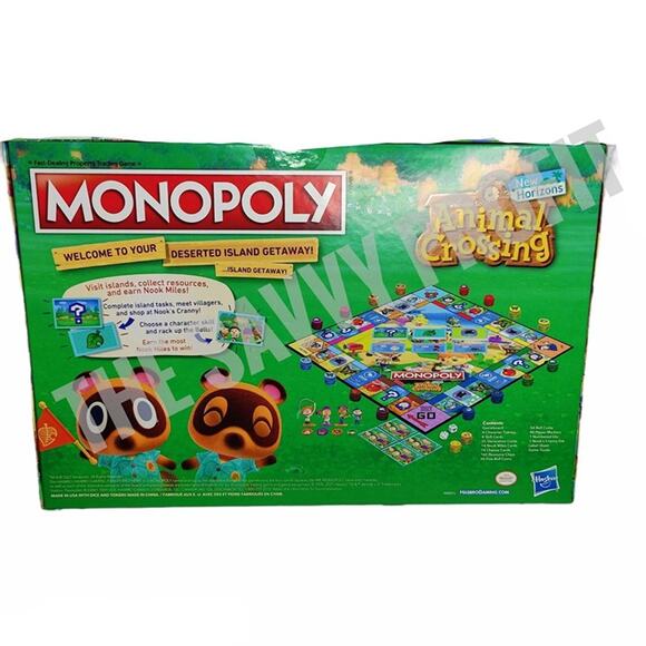 Monopoly Animal Crossing Animated Board Game New Horizons Edition Brand New - Picture 3 of 4
